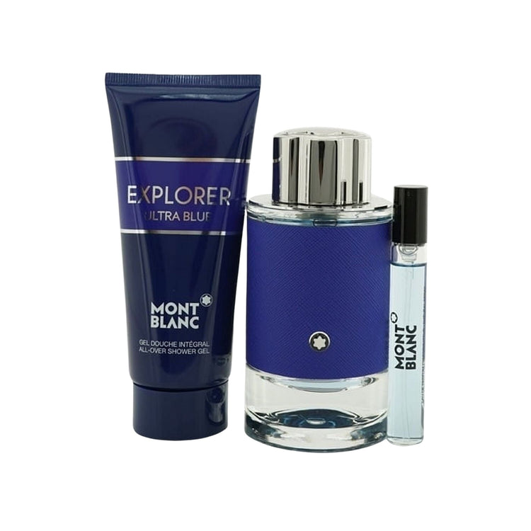Montblanc Explorer Ultra Blue Eau de Parfum Gift Set for Men