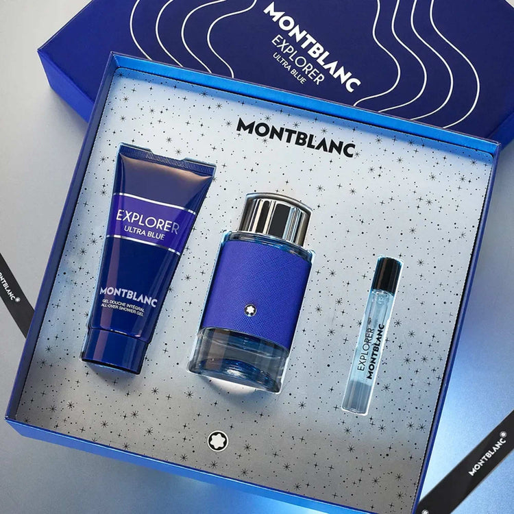 Montblanc Explorer Ultra Blue Eau de Parfum Gift Set for Men