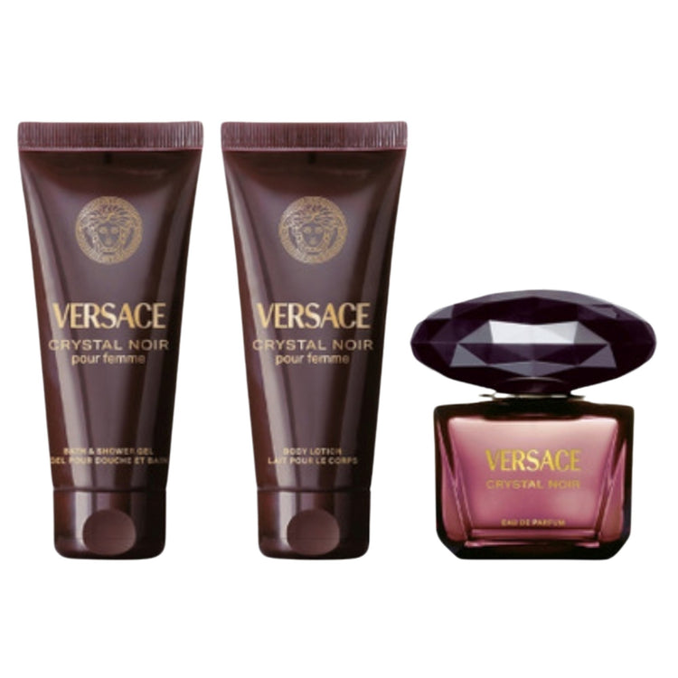Versace Crystal Noir Gift Set Eau De Parfum