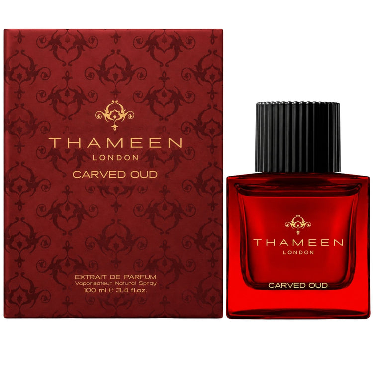 Thameen Red Carved Oud Extrait De Parfum