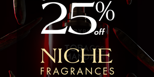 Get 25% OFF Niche Fragrances (No code Required )