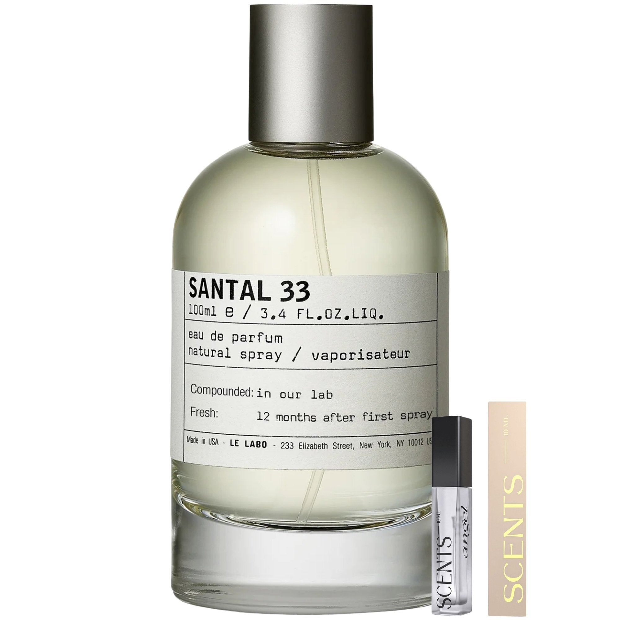 香水(ユニセックス) LE LABO SANTAL33 Le Labo Santal 33 Eau de Parfum – 5ml & 10ml Samples and Full