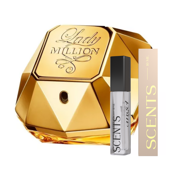 Paco Rabanne Million Gold Women Eau De Parfum 5 Ml – Damen Duft, Goldene Edition, Mini-Flacon