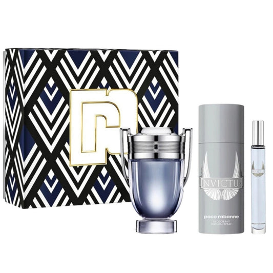 Paco Rabanne Invictus Set Traveler Eau De Toilette for Men