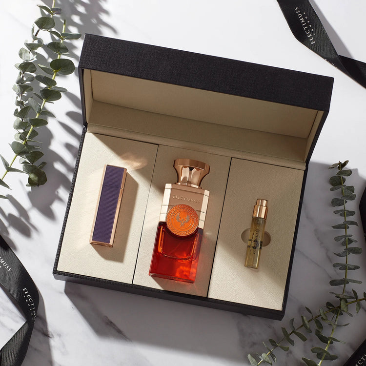 Electimuss The Wanderlust Set – Caspian Cherry Pure Parfum Gift Collection