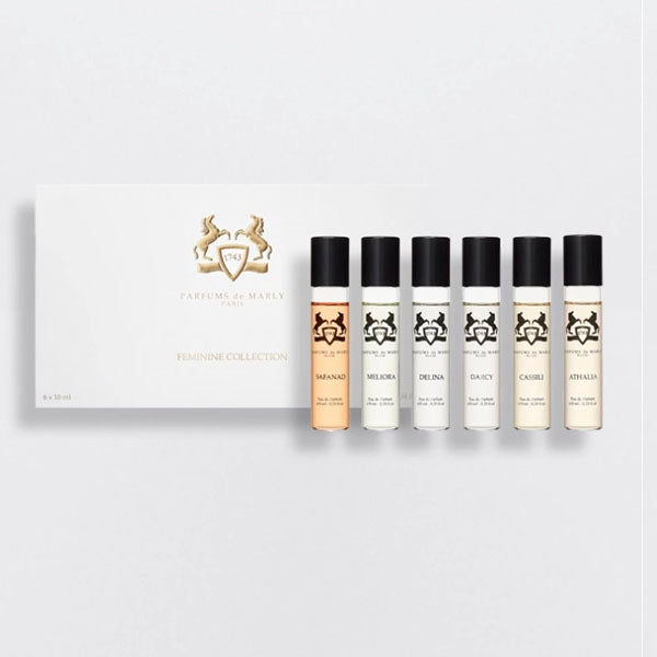 Parfums de Marly Feminine Discovery Collection 6 X 10 ML by Parfums de Marly Scents Angel ScentsAngel Luxury Fragrance, Cologne and Perfume Sample  | Scents Angel.