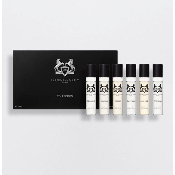 Parfums de Marly Masculine Discovery Collection 6 X 10 ML by Parfums de Marly Scents Angel ScentsAngel Luxury Fragrance, Cologne and Perfume Sample  | Scents Angel.